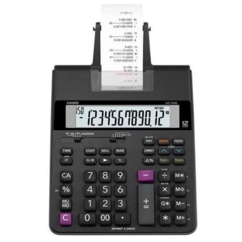Casio HR-150RC Kalkulator Print Struk - Printing Calculator HR 150 RC