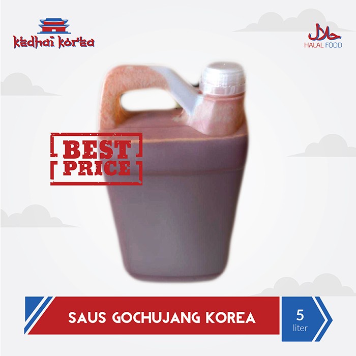 

GOCHUJANG 5 LITER TOPOKI TTEOKBOKKI SAUCE SAUS SAOS KOREA INSTAN HALAL