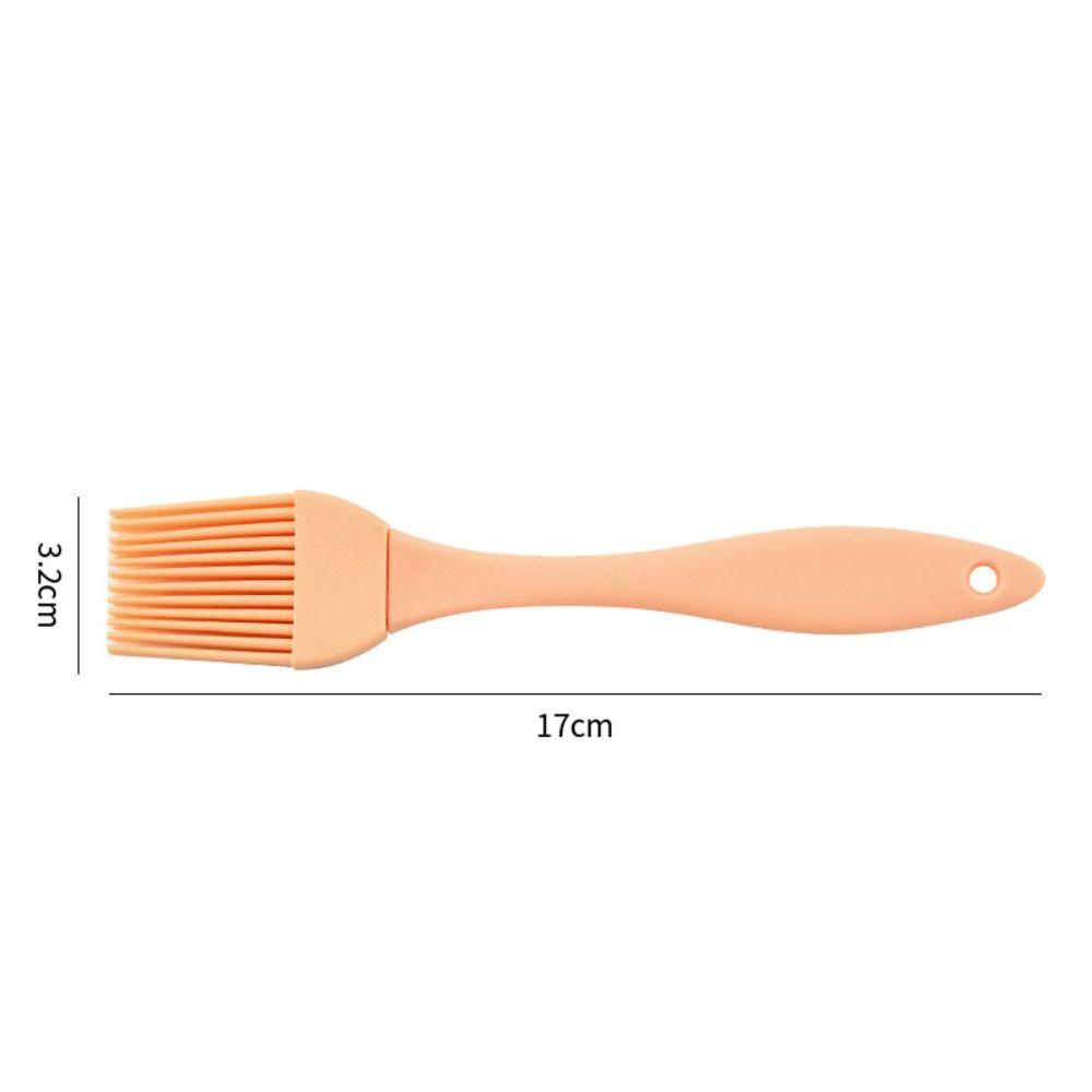 [Elegan] Kuas Kue Kering BBQ Tahan Panas Panggangan Bulu Lembut Silicone Barbecue Sauce Baster