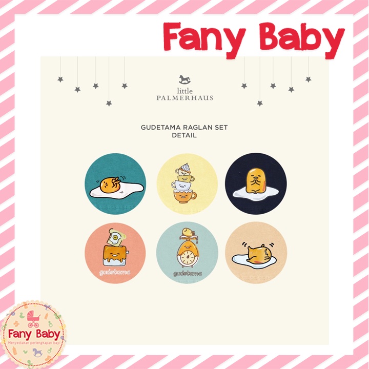 LITTLE PALMERHAUS SANRIO GUDETAMA RAGLAN SET