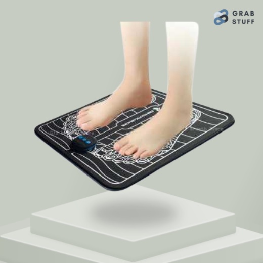 Pemijat Kaki Elektrik USB Rechargeable Pulse EMS Muscle Massager / Alat Pijat Kaki Refleksi Elektrik / EMS Alat Pijat Kaki Elektrik Foot Massager Untuk Terapi Kaki Alat Kesehatan / Pijat Kaki EMS Pad USB Charging Mat Origianal Tikar Pijat Kaki Jepang