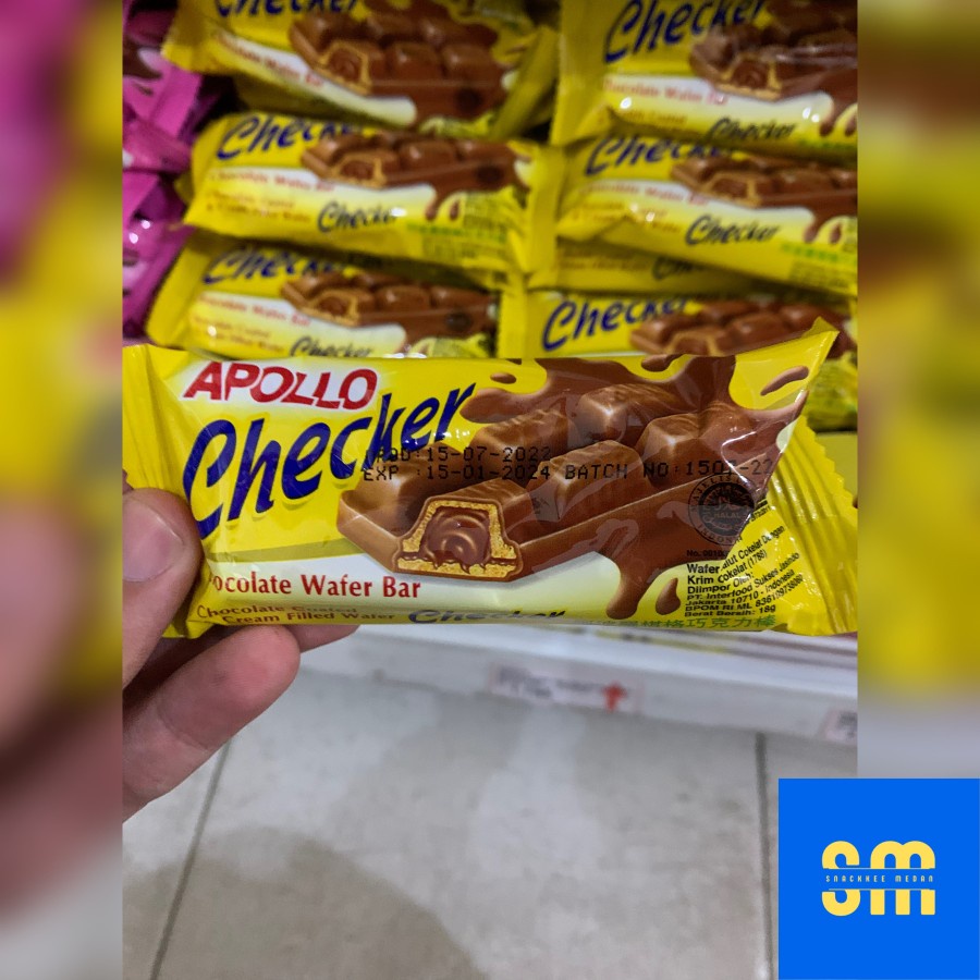 

CHECKER CHOCOLATE WAFER BAR APOLLO