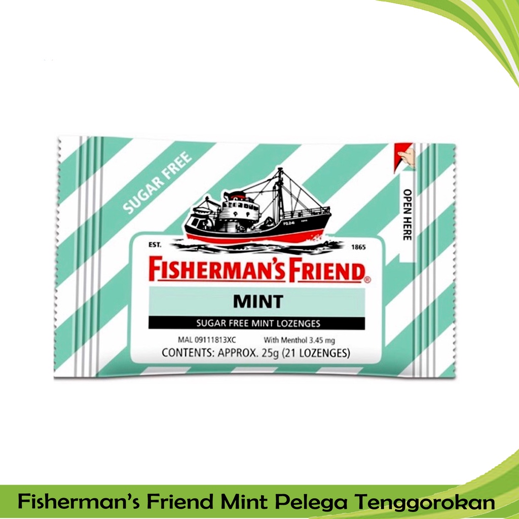 FISHERMAN FRIEND ALL VARIAN PERMEN PELEGA TENGGOROKAN GATAL