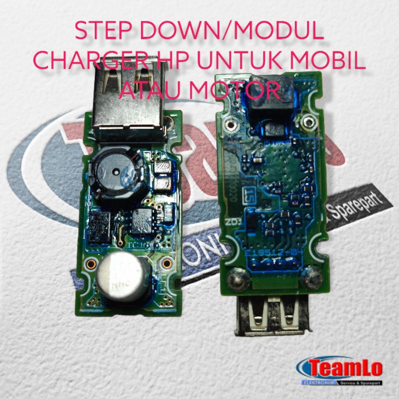 MODUL STEPDOWN 5V 3A – CHARGER HP MOTOR/MOBIL – DC 12V 24V TO USB