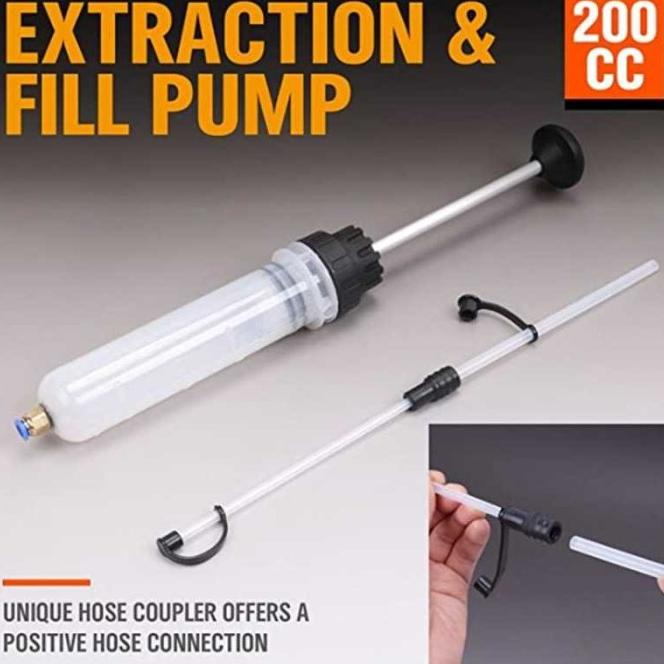 Pompa Tangan Manual Transfer Pemindah Oli Bensin Minyak Mobil Pump