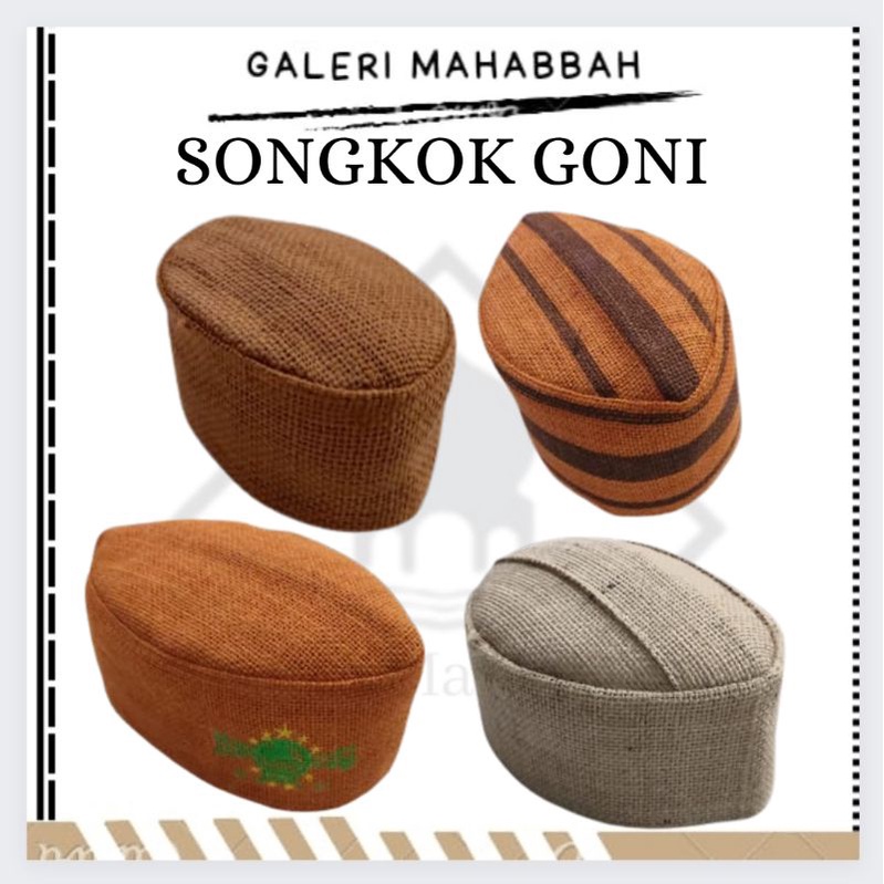 SONGKOK KOPIAH GONI | PECI KARUNG GONI POLOS
