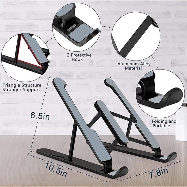 Ready Meja Laptop Lipat Stand Laptop Holder Untuk Macbook Meja Multifungsi