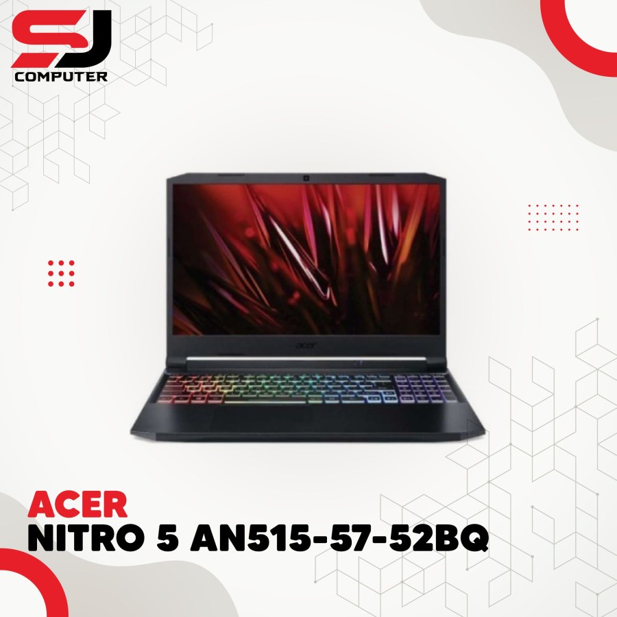 NEW ACER NITRO 5 AN515-57-52BQ CORE i5-11400 8GB 512GB RTX 3050 W11