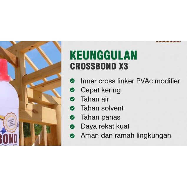

Lem Kayu Crossbond X3