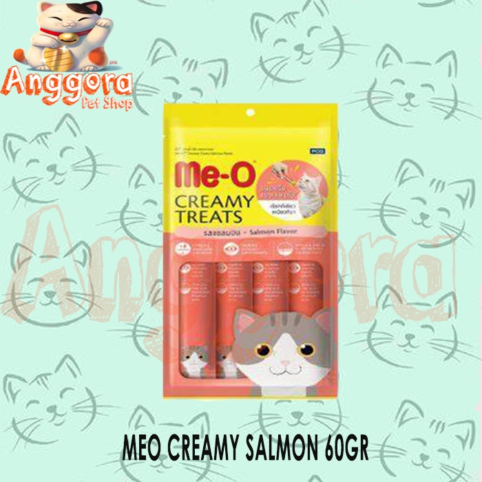 Makanan Snack Kucing MEO Creamy 60gr ALL VARIAN