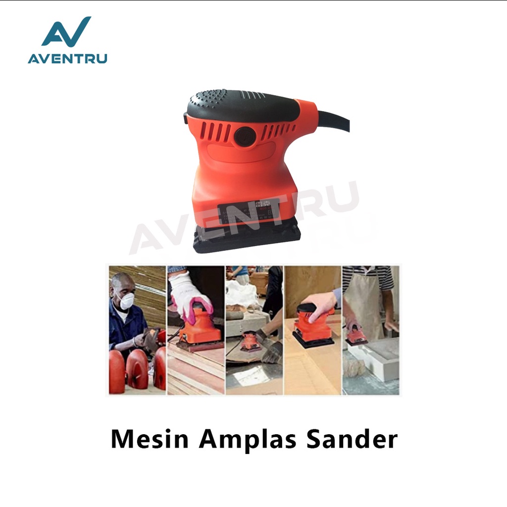 Mesin Amplas Kayu Palm Sander Square 180W