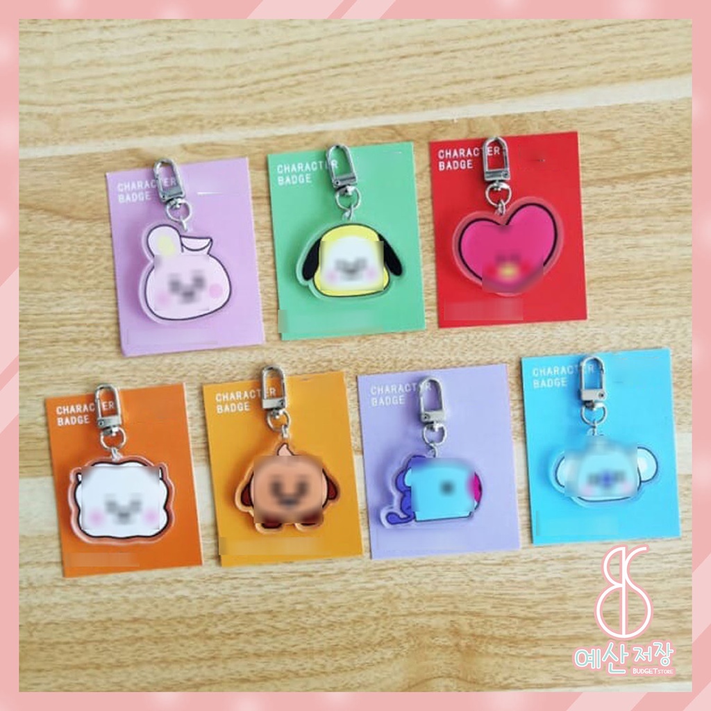 [BS] BISA COD Gantungan Kunci Key Chain Character Badge - KP281