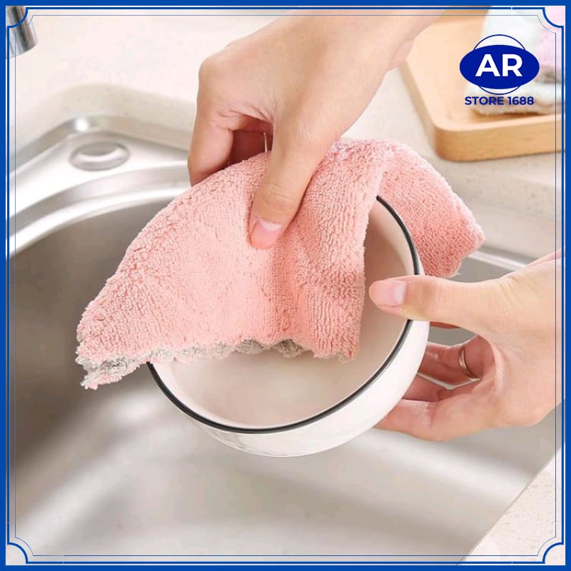 AR-Kain Lap Anti Minyak Microfiber / Kain Lap Microfiber / Kain Lap Dapur