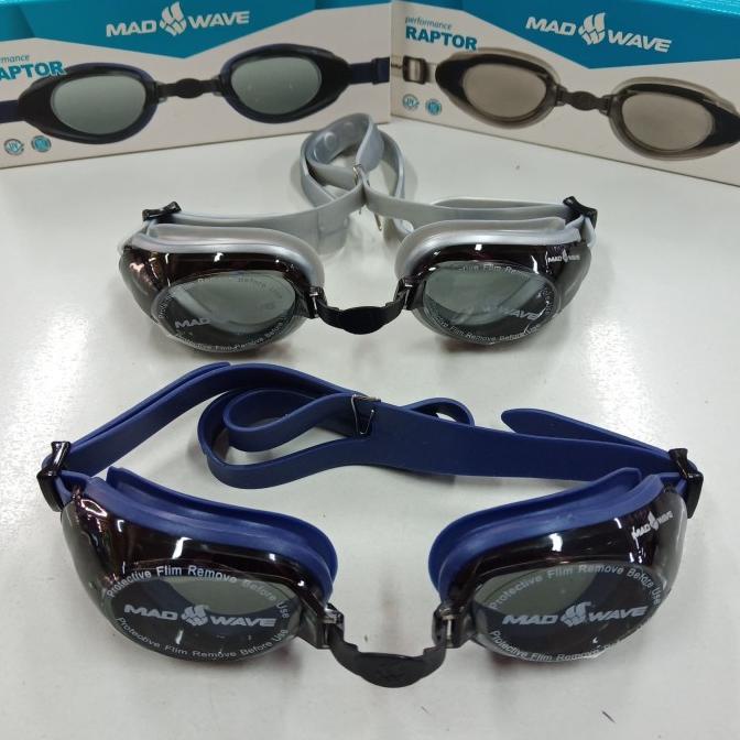 kacamata renang swimming goggles madwave raptor original