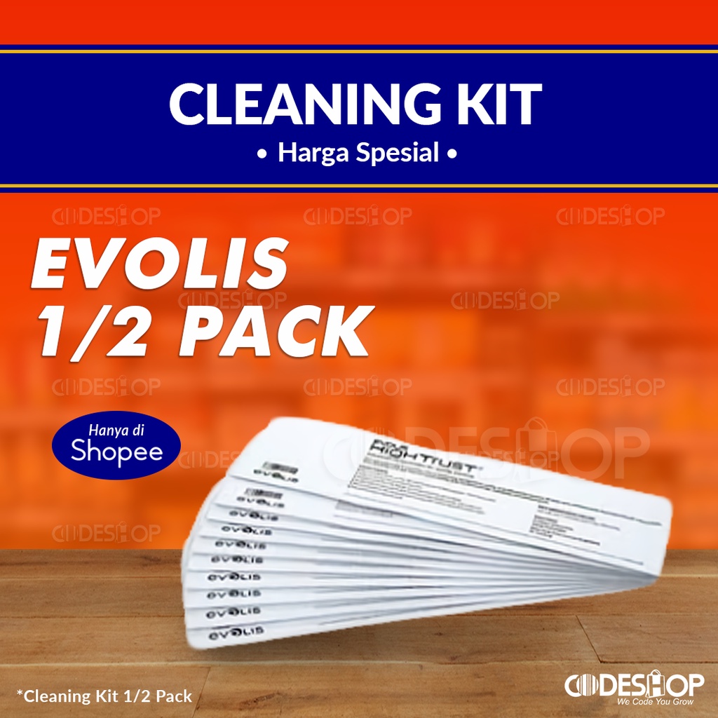 Evolis Cleaning Kit 1/2 Pack Printer Evolis Primacy Zenius