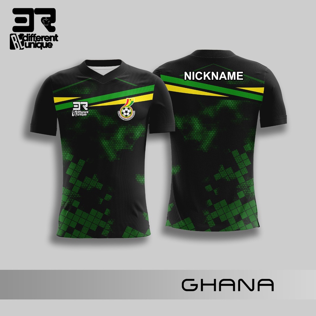 KAOS JERSEY SEPAK BOLA DUNIA - GHANA / JERSEY BOLA / JERSEY SEPAK BOLA / KAOS BOLA  / JERSEY ANAK / 