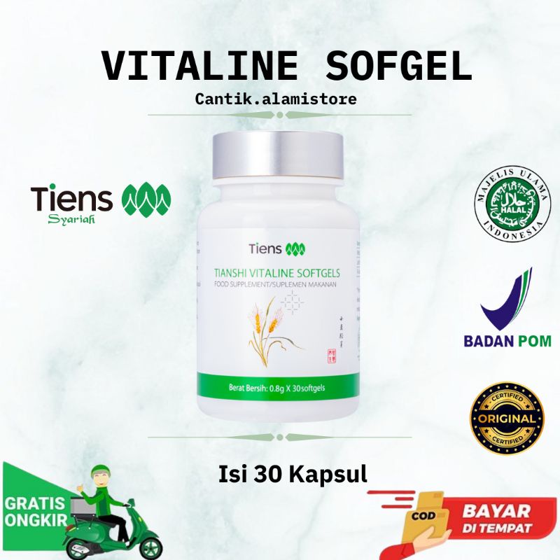 PEMUTIH BADAN | PENGHILANG FLEK HITAM | VITALINE SOFTGEL