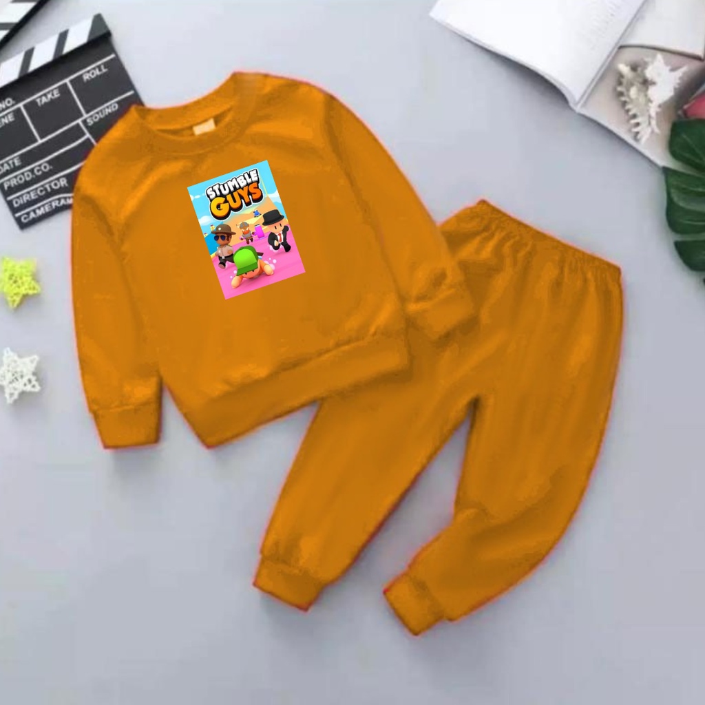 Setelan Sweater Anak Stumble 02 Basic Oblong/TERBARU!!!/Set Sweater Anak