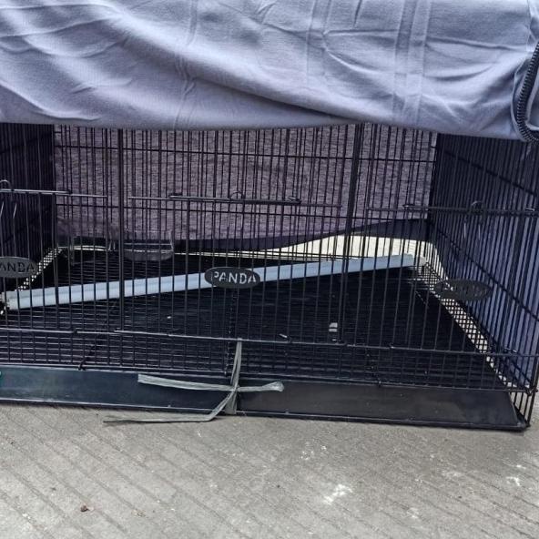 SANGKAR BESI KOTAK/KANDANG UMBARAN/KANDANG TERNAK BURUNG 40X40X60