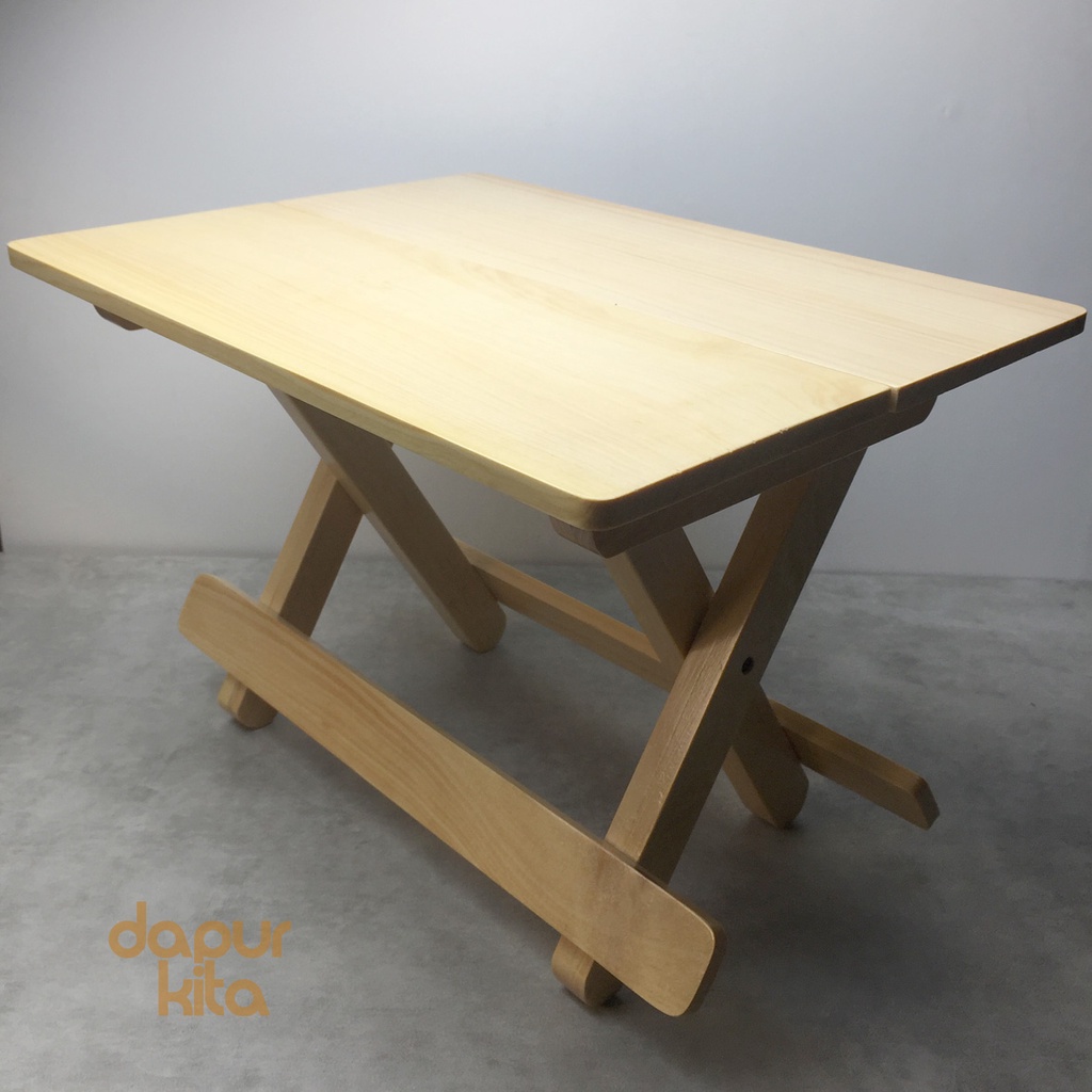 Dampar Kayu Al qur'an / Rehal / Meja Lipat Kayu