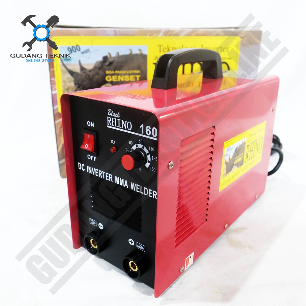 Mesin Las RHINO 160 A / Mesin Trafo Travo Las Listrik  Inverter MMA 160A RHINO