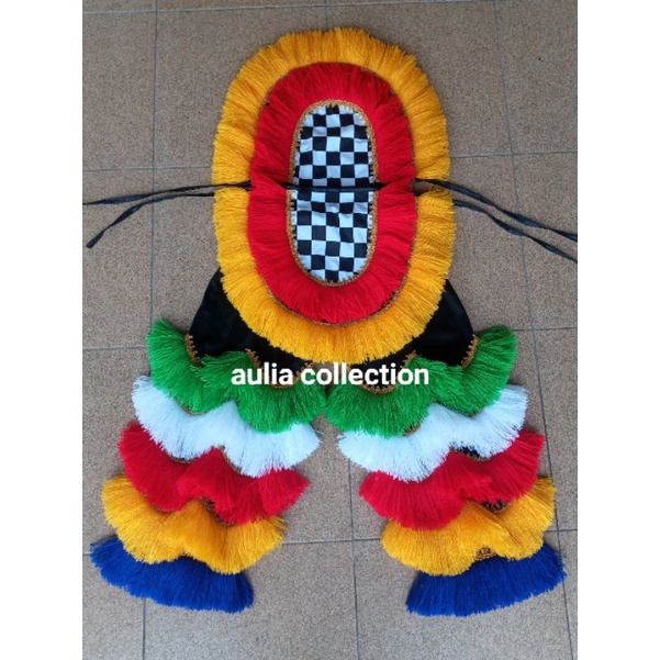 celana/sual barongan pelangi ukuran anak SD kls 5-SMP