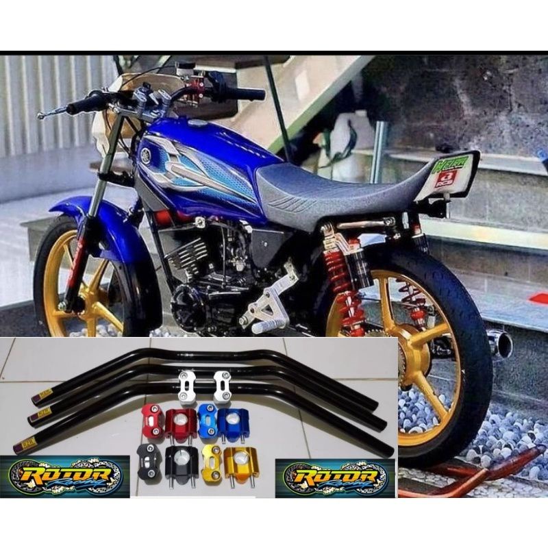 Stang rzr roadrace yamaha rx king plus raiser dudukan cnc universal