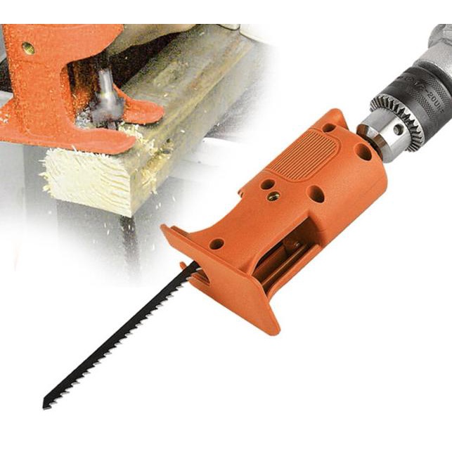 IKURA JAD201 Adaptor JIGSAW ke Mesin Bor Gergaji Kayu reciprocating