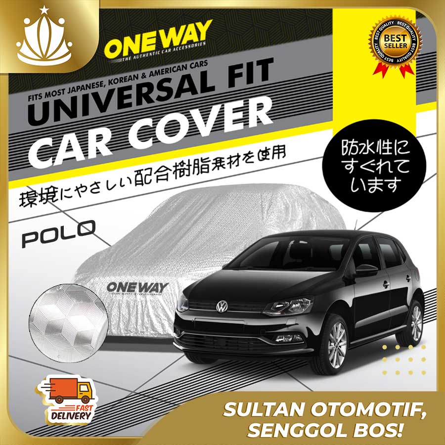 Body Cover Sarung Mobil VW POLO Waterproof 3 LAYER TEBAL Deluxe Anti Air