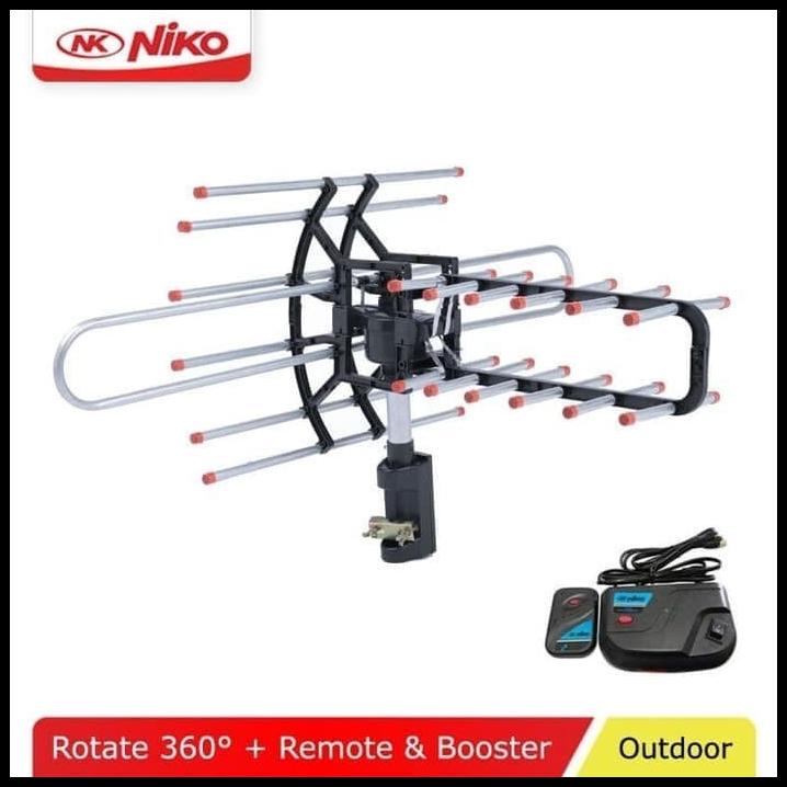 Antena Remote Niko Nk 950C Tv Digital Uhf Booster Antena Outdoor Niko