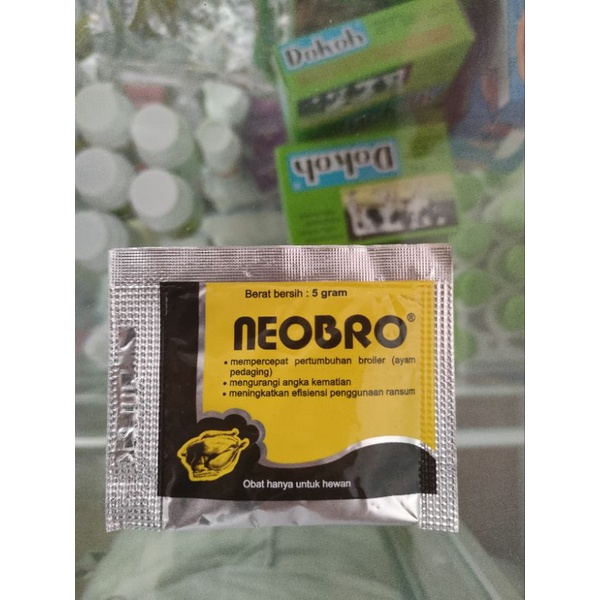 Neobro 5gram Vitamin Meningkatkan Pertumbuhan Ayam Unggas