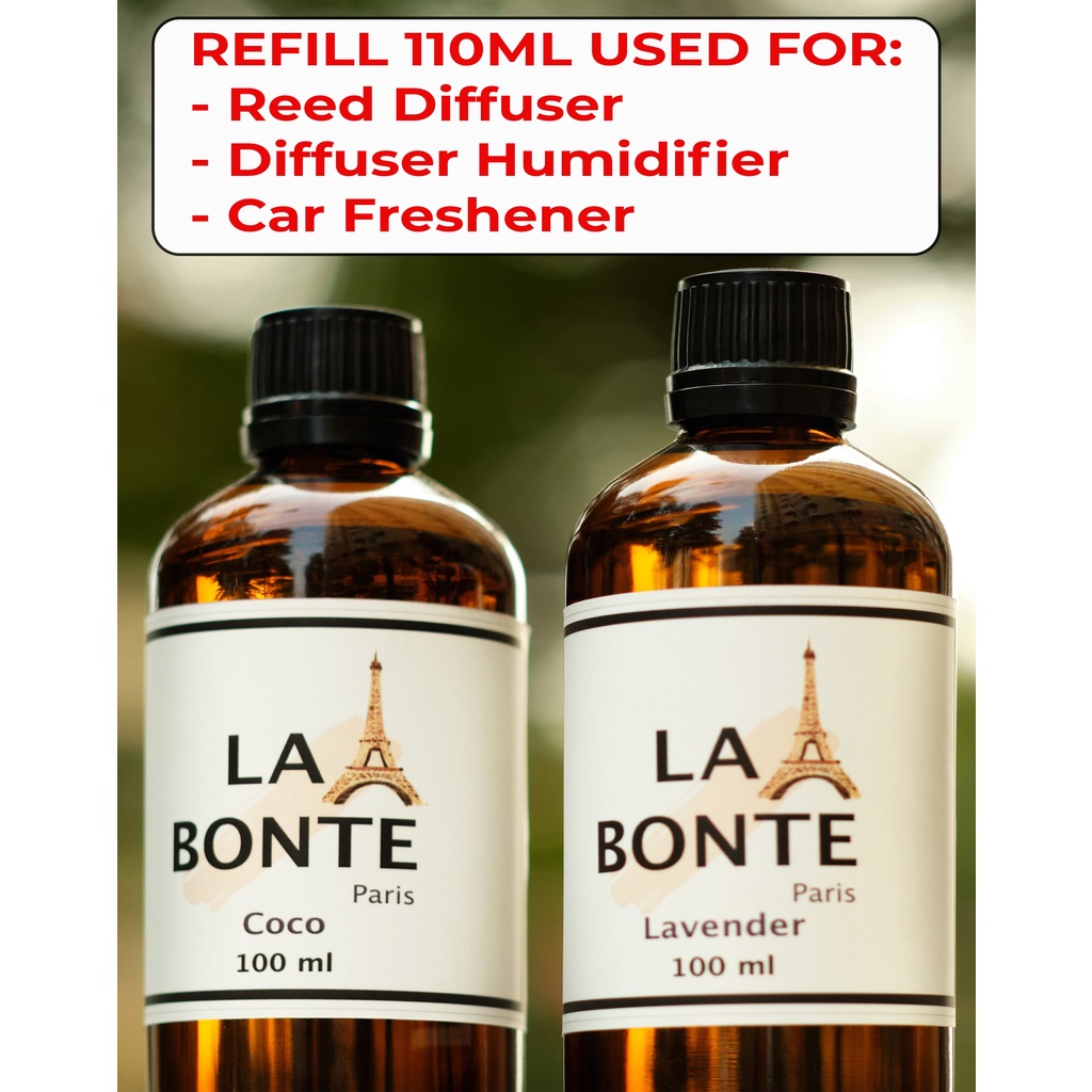 LaBonteParis Refill Essential Oil Cairan Isi Ulang Diffuser Aromatherapy 100ml