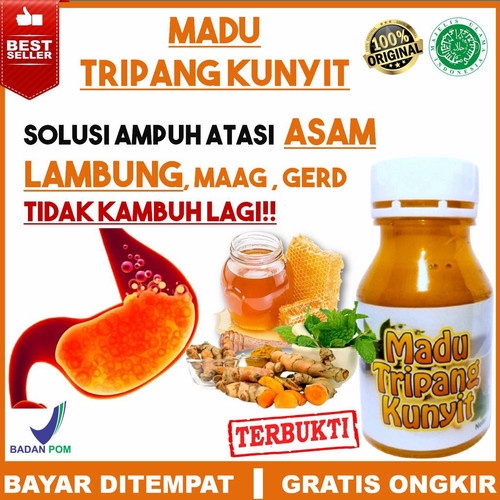 Madu Tripang Kunyit / Teripang Kunyit / Madu Kunyit Asam Lambung / Jamu Kunyit / Madu Asam Lambung d