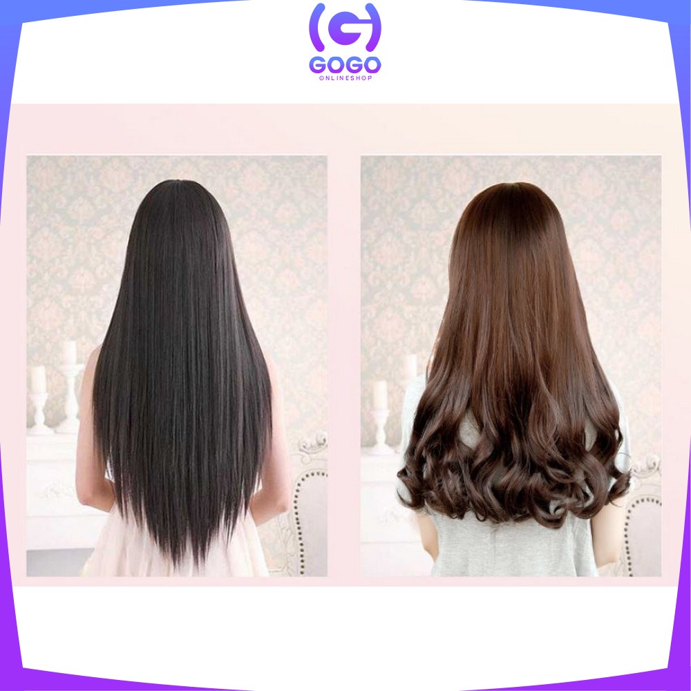 GOGO-K52 Catokan Rambut Wanita / Alat Catok Rambut 2IN1 Set Lurus dan Keriting / Catokan Pelurus Rambut Murah