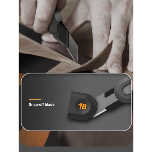 Deli Cutter Pisau Baja Hitam Sk2 Sk5