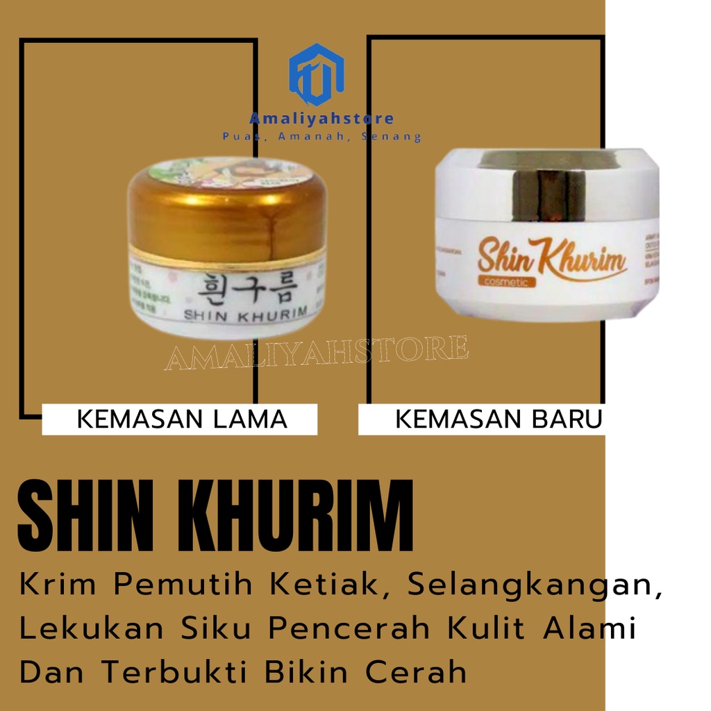 CREAM PEMUTIH KETIAK / PENGHILANG NODA HITAM SELANGKANGAN SHIN KHURIM ORIGINAL