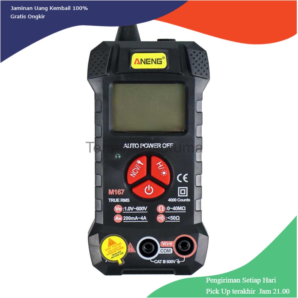 TD - PR2 ANENG Digital Multimeter True RMS Voltage Tester - M167