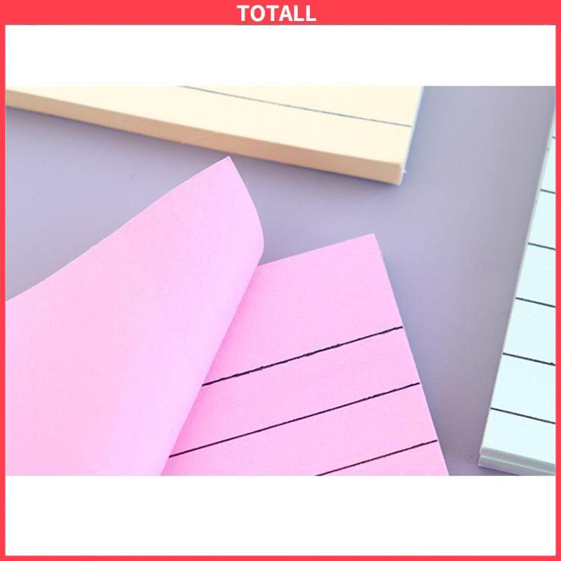 COD Simplicity sticky note horizontal sticker notepad post maker stiker massage pesan book note-Totall