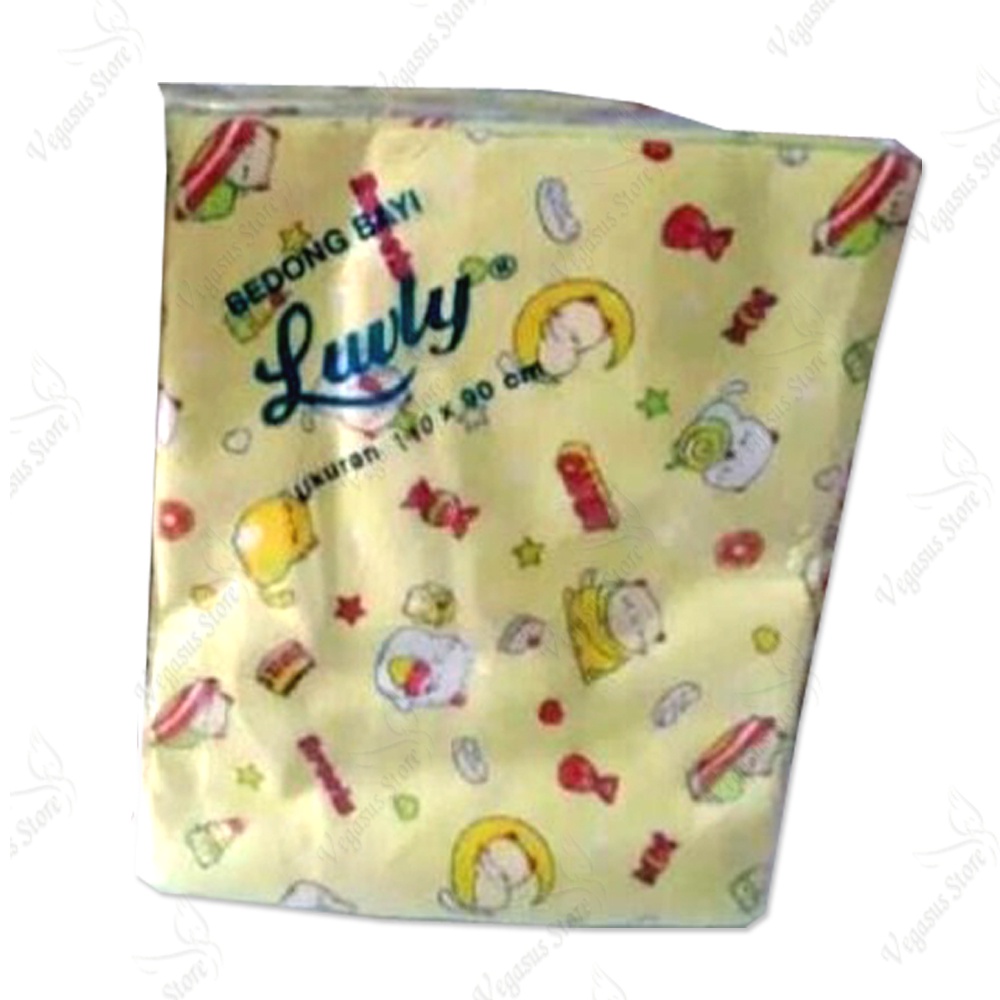 6Pcs Bedong Bayi Murah Luvly Bedong bayi Karakter Kartun Selimut Bayi/Bedong Luvly-Vegasus Store(COD)