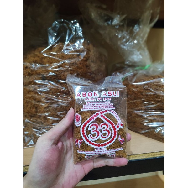 

Abon Ayam Tasbih 33 - 50gr