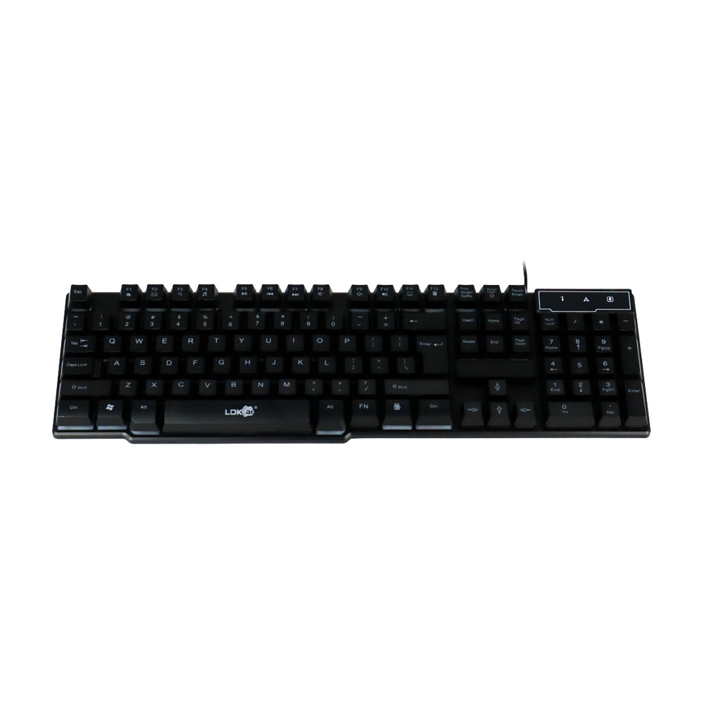 LDKAI Gaming Keyboard RGB LED - R260 - OMKY19BK Black