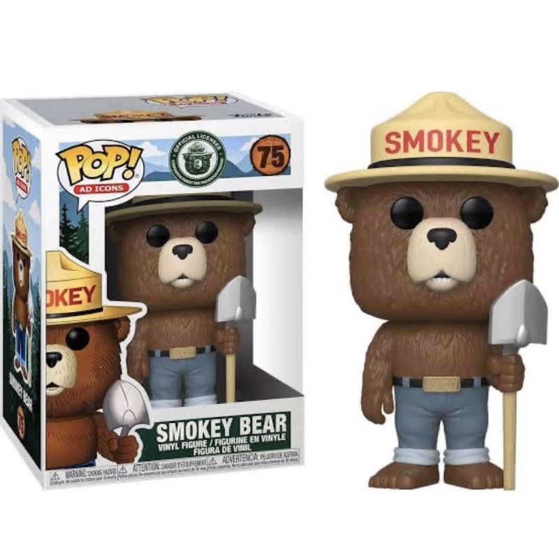 Funko POP Funko Pop Smokey Bear 75 Vinyl Figure