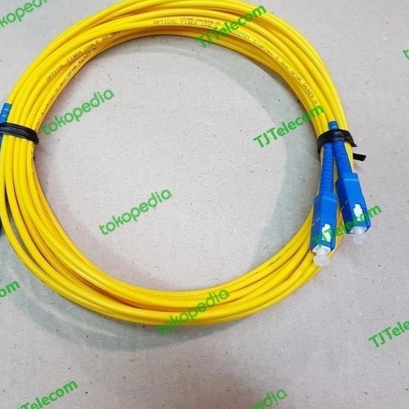 patchcord SC SC 5 meter Duplek SM / patchcord FO sc sc 5 meter duplek