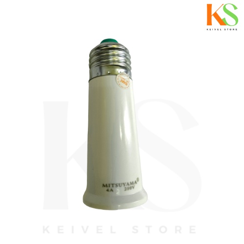 Fiting Sambung Lampu Downlight LED Socket E27 Fitting Extension 6,5 & 9,5 Cm