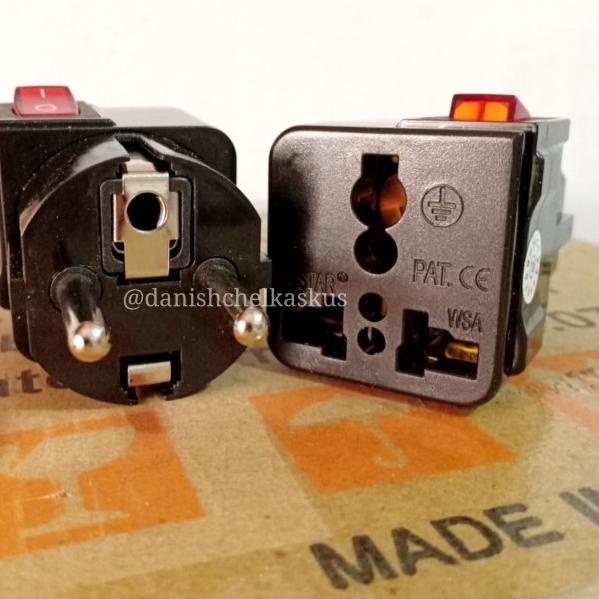 WONPRO OVER STEKER BLACK + SWITCH ON OFF 16A