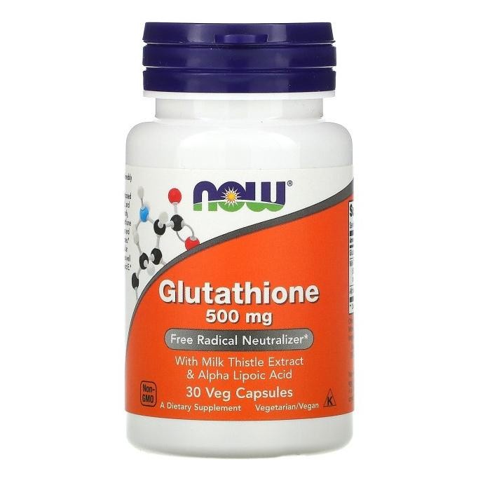 NOW FOODS Glutathione 500 mg 30 VCaps