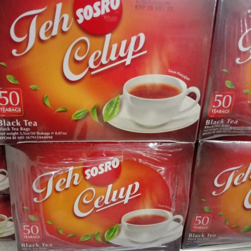 

SOSRO Teh Celup Black Tea Teabags 50 x 2gr