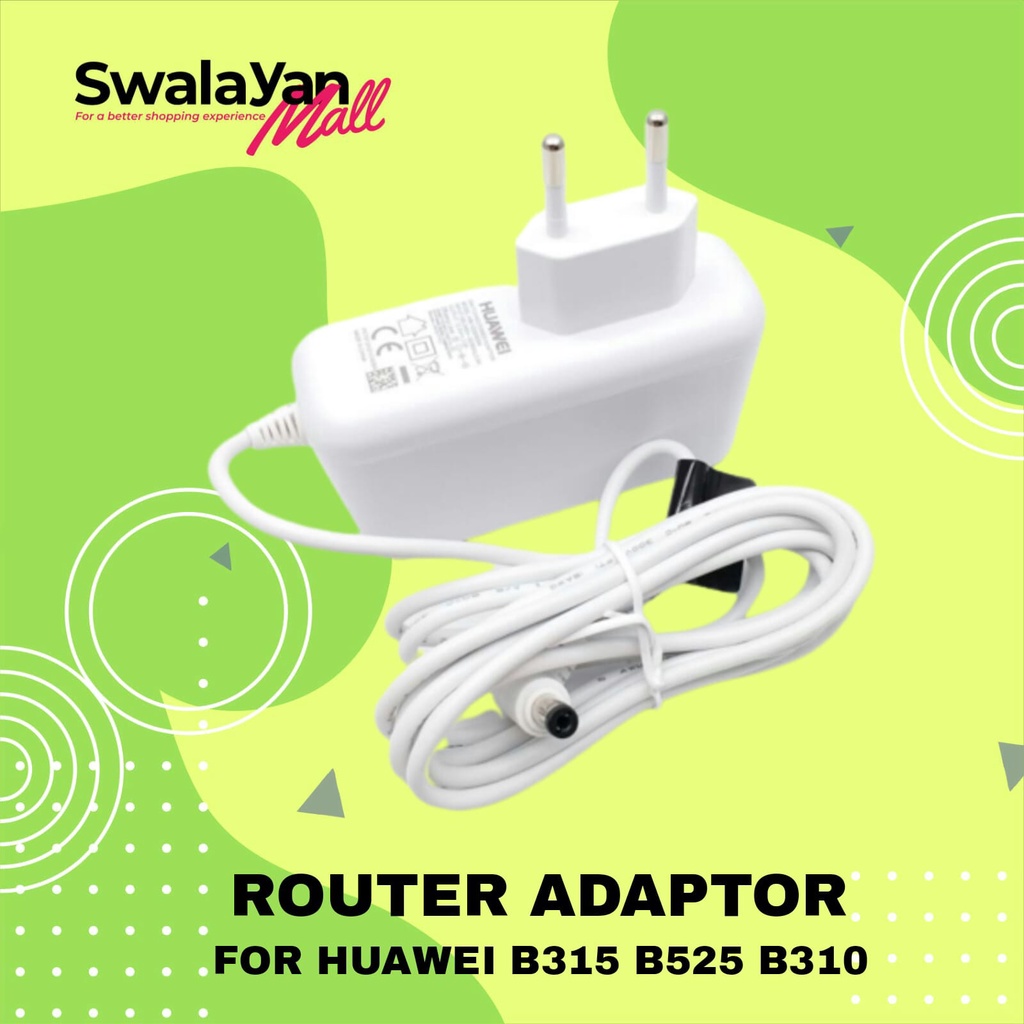 Adaptor Adapter Charger Router Huawei B593 B315 B525 B310 & BISA CCTV