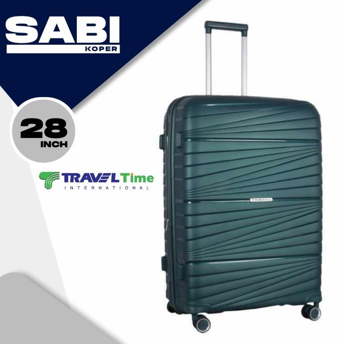 Sale Koper 28 Inch TRAVEL TIME (HY820) Expandable Hardcase Large TSA Kuat Terlaris