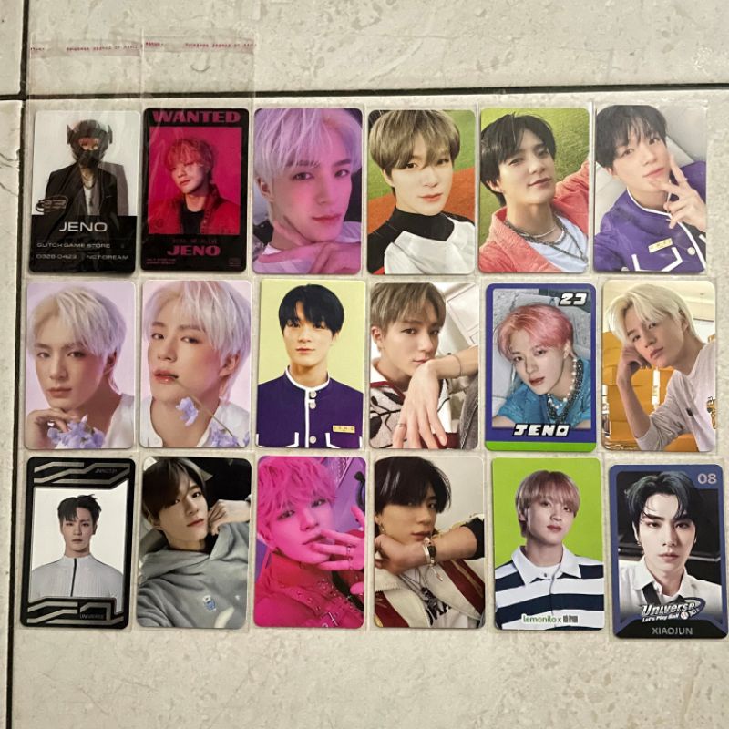 PC JENO HAECHAN XIAOJUN CANDYLAB LPB KEYCARD BINDER LENTI FCMM LEMONILO TC TUMBLR